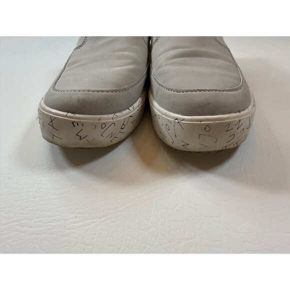 Zara Boys Gray Slip-On Sneakers Size 38/39 With Patterned Sole - Picture 8 of 10